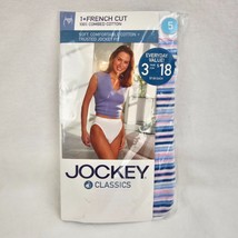 Vintage Jockey 2003 French Cut Combed Cotton Striped Panties Briefs Scal... - $29.69