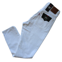 NWT Levi&#39;s 501 Skinny in Don&#39;t Mind If I Do White Destroyed Rigid Jeans 26 x 28 - $51.48