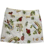 NEW J. Crew Mini Skirt Women 12 Tiki Hawaiian Palms Hula Paradise 100% C... - $34.28 CAD