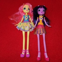NEW 2014 My Little Pony Equestria Girls Fluttershy &amp; Twighlight Sparkle dolls - £14.85 GBP