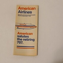 American Airlines Domestic &amp; International Timetable Effective September... - $143.34 MXN