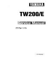 New Yamaha TW200 E Repair Service Manual 1987-2000 LIT-11616-06-26 FREE ... - £30.59 GBP