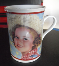 Danbury Mint Shirley Temple Coffee Mug Rebecca Sunnybrook Farm 1938 4&quot; Tall - £14.79 GBP