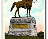 General Meade Statue Gettysburg Pennsylvania PA UNP WB Postcard P23 - $2.63