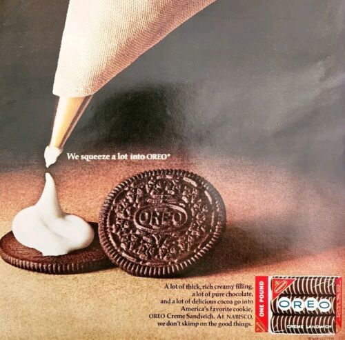 1966 Nabisco Oreo Cookies Advertisement Vintage Creme Sandwich HM2N - $29.99