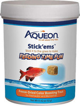 Aqueon Stickems Freeze Dried Color Boosting Fish Treat - £6.21 GBP+