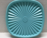 Vintage Tupperware Lid 839-16 Pale Blue Aqua Replacement 7 1/4&quot; Inch  - $7.87