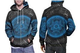 Fullmetal Alchemist New    Mens Graphic Zip Up Hooded Hoodie - £27.96 GBP+