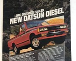 1981 Datsun Diesel Print Ad vintage Pa6 - $7.91