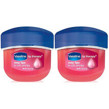 Pack of (2) New Vaseline Lip Therapy Lip Balm Mini, Rosy, 0.25 oz - $11.49