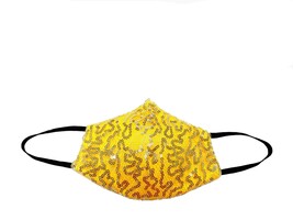 Jasmine Yellow - High Fashion Designer Face Mask - £15.60 GBP