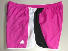 New Adidas ENERGY Pink Design All Sports Design Women&#39;s Shorts Sz XL - $24.99