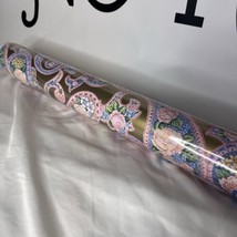 Vintage NOS Floral Paisley Wrapping Paper Roll  American Greetings 15 Sq Ft - £18.68 GBP