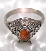 HAUNTED LOCKET ANTIQUE RING SACRED COMMANDS HIGHEST LIGHT COLLECTION MAGICK image 2