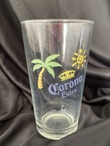 Corona Extra 5.75&quot; Tall 16oz Beer Glass Stein Pub Bar Man-Cave - £7.80 GBP