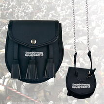 7.5" x 6.5" Renaissance Scottish Medieval Faux Leather Sporran Pouch Bag - $14.83