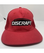Discraft w logo white black Red on Red  Hat Cap SnapBack Discraft - $244.92 MXN