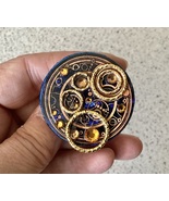 Doctor Who Gallifreyan Circle Script Style Pin Brooch - Style 2 - $8.95