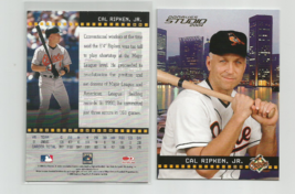 Two (2) Cal Ripken Jr (Orioles) 2004 Donruss Studio Baseball Cards #27 - £2.36 GBP