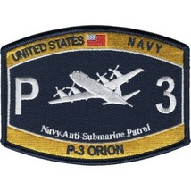 4.5&quot; Navy Uss Orion P-3 Anti Submarine Patrol Embroidered Patch - £26.29 GBP