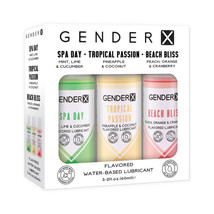 Gender X Flavored Lube Travel 3-Pack - New in Box - £23.35 GBP