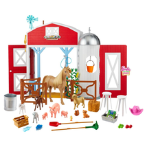 Barbie Sweet Orchard Farm Playset with Barn, Horse, 10 Farm Animals &amp; 15 Accesso - £84.23 GBP