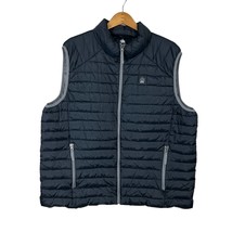 Alaskan Hardgear Puffin Vest Mens 2XL Black Puffer Full Zip Up Pockets I... - £31.95 GBP