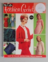 Vintage 1965 McCalls Fashion Crochet Pattern Book Instructions For 36 Fa... - $49.49