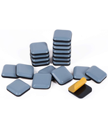 Teflon Furniture Sliders, 20Pcs 1Inch Square Stick Furniture Glides for ... - $14.52