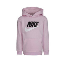 NWD Nike Boy&#39;s Club HBR Pullover Hoodie Pink Foam Size 4 - £15.54 GBP