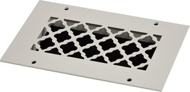 Steelcrest Wall/Ceiling White Return Vent Cover, 8&#39;&#39; x 4&#39;&#39; D.O / 10&#39;&#39; x ... - $29.70