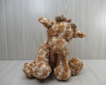 Jellycat Plush Fuddlewuddle giraffe sitting textured brown white texture... - $13.50