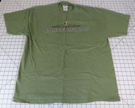 Harley Davidson Green T-Shirt XL Black Canyon Montrose, CO Rock n Roll 1 - $27.68