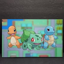 Charmander Squirtle Bulbasaur Pokémon Wall Photo Art Board Print 11.75in x 7.25 - £19.60 GBP