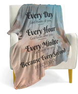 QETXVI Bible Verse Blanket with Inspirational Thoughts and Prayers- Reli... - $15.13