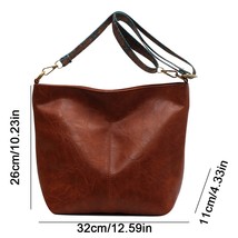 Vintage Women Hand Bag Large Capacity Designers  Handbags Women  Tote Female Top - £51.64 GBP