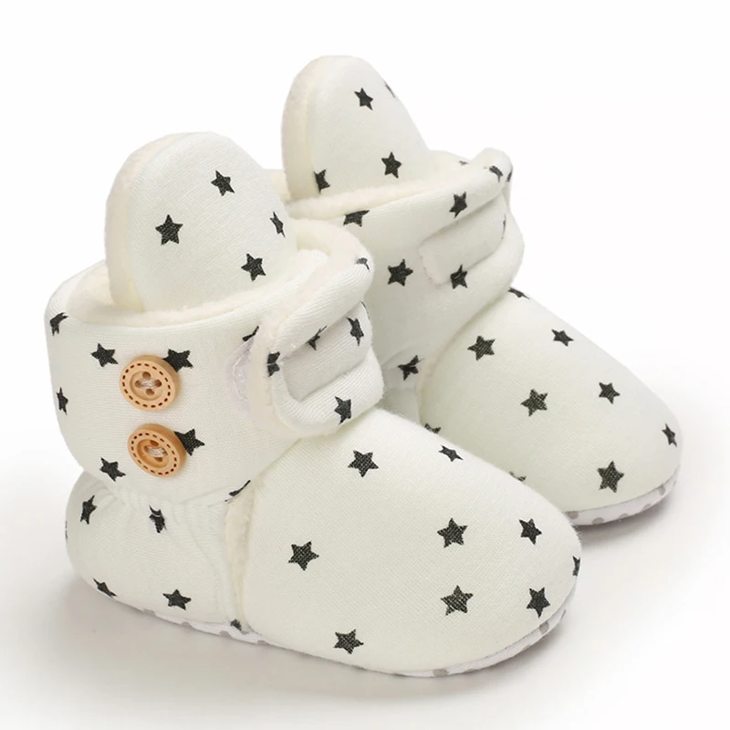 Winter baby cute shoes for girls walk boots boys star ankle shoes toddlers comfort soft thumb200
