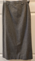 Vintage Pendleton 100% Wool Gray Skirt Size 10- Make in USA-Women&#39;s - £14.73 GBP