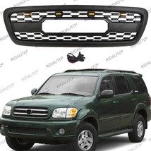 Front Grille Black Bumper Grill Fit For TOYOTA SEQUOIA 2001-2004 With LE... - £163.79 GBP