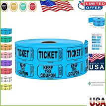 1000 Back Writable Blue Raffle Tickets - Perfect for Fundraising &amp; Events - $23.90 CAD