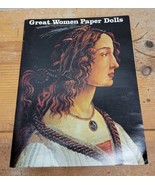 Vintage 1977 Great Women Paper Dolls UNCUT Bellerophon Books - $18.81