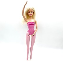 2013 Mattel Barbie Ballerina Doll: Pink Bodice And Shoes, Blonde Hair, Blue Eyes - £3.52 GBP