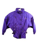 Womens Purple Retro Descente Ski Snow Jacket Size 6 (about Large) Coat - $1,276.23 MXN