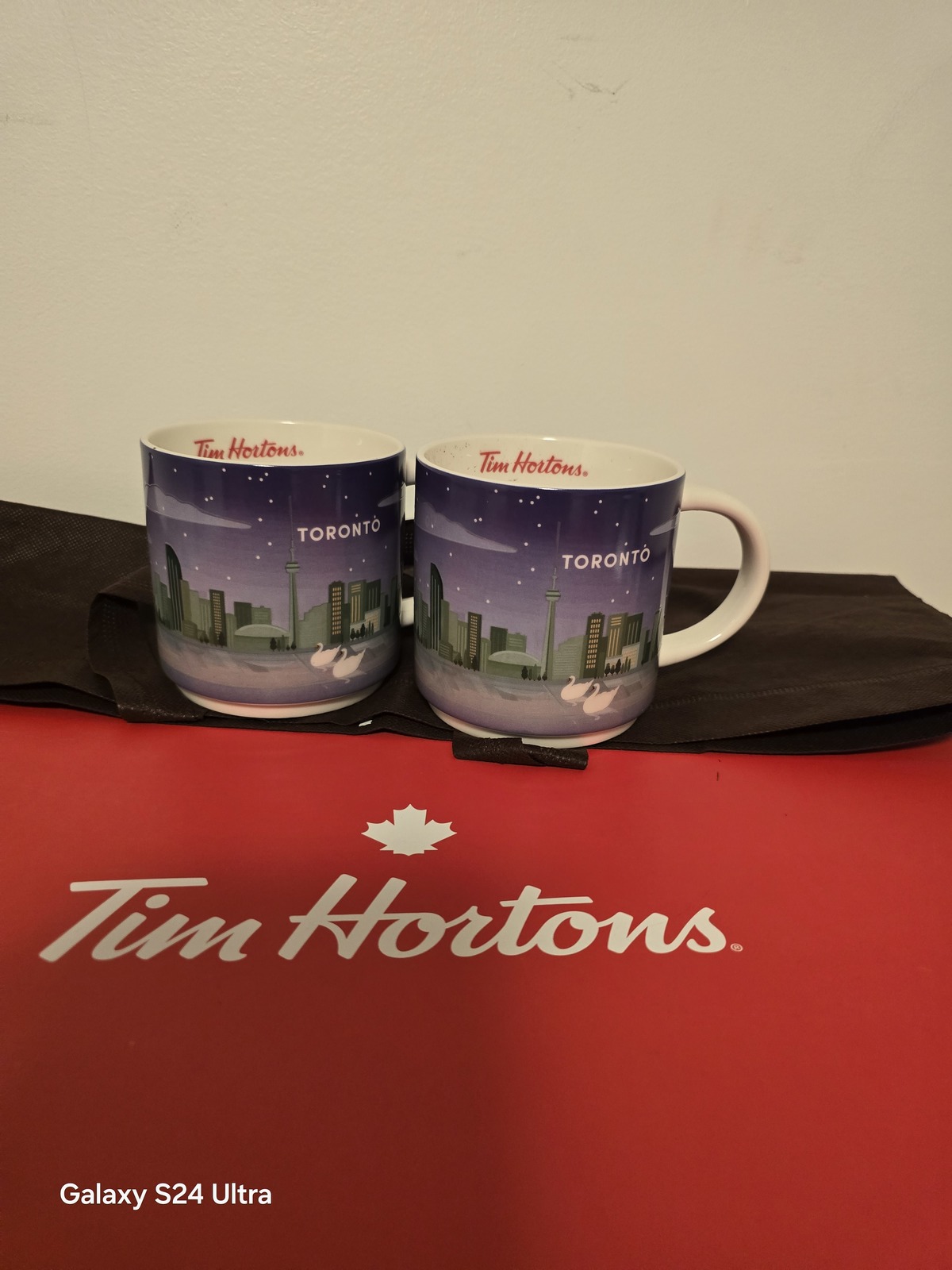 Tim Hortons Travel Collection Toronto 60th Anniversary Mug 22oz 2024 BRA... - $100.00