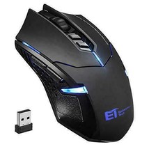 Wireless Silent click Gaming mouse for Dell Toshiba Apple MSI Asus HP Laptop PC - £34.30 GBP