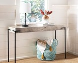 Safavieh Home Eli Industrial Light Grey and Black Console Table - £234.31 GBP