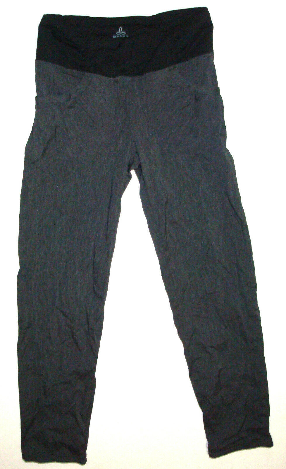 Primary image for New NWT Womens Prana Pants S Short Summit Dark Gray Pockets Organic Cinch Hem