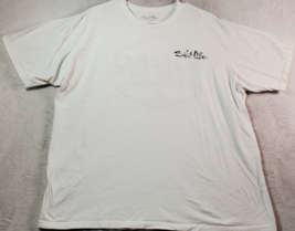 Salt Life T Shirt Unisex Size XL White 100% Cotton Short Sleeve Round Neck Logo - £11.35 GBP