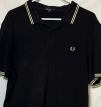 Fred Perry Polo Shirt Laurel Wreath Twin Tipped Collared Men’s 2XL XXL - £28.64 GBP