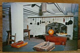 Palmer-Marsh House Kitchen, Bath, North Carolina - Vintage Postcard - $1.25